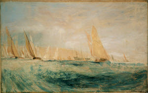 N01993 &copy; Tate Images | Sketch for 'East Cowes Castle, the Regatta Beating to Windward' No. 3