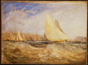 N01994 &copy; Tate Images | Sketch for 'East Cowes Castle, the Regatta Beating to Windward' No. 2