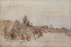 N02696 &copy; Tate Images | Sketch for 'Harvest Dinner, Kingston Bank'