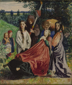 N04109 &copy; Tate Images | Sketch for 'The Bride's Burial'
