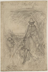 N04282 &copy; Tate Images | Sketch for 'Cromwell on his Farm'