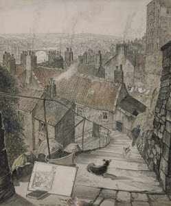 N04899 &copy; Tate Images | Chimney Stacks and Winding Ways, Whitby