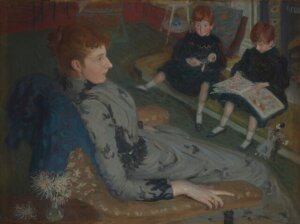 N04422 &copy; Tate Images | Mrs Cyprian Williams and her Two Little Girls