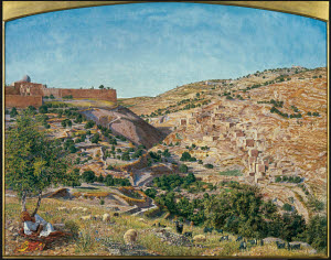 N00563 &copy; Tate Images | Jerusalem and the Valley of Jehoshaphat from the Hill of Evil Counsel