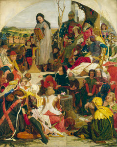 N02063 &copy; Tate Images | Chaucer at the Court of Edward III