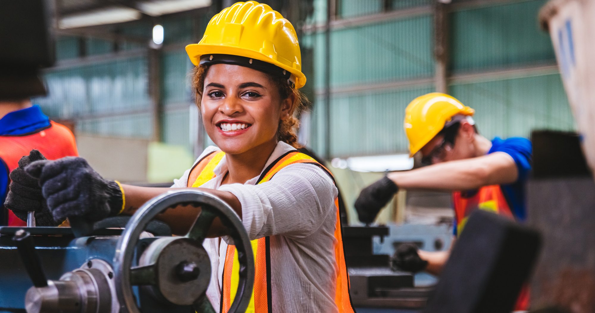 Woman engineer in workshop