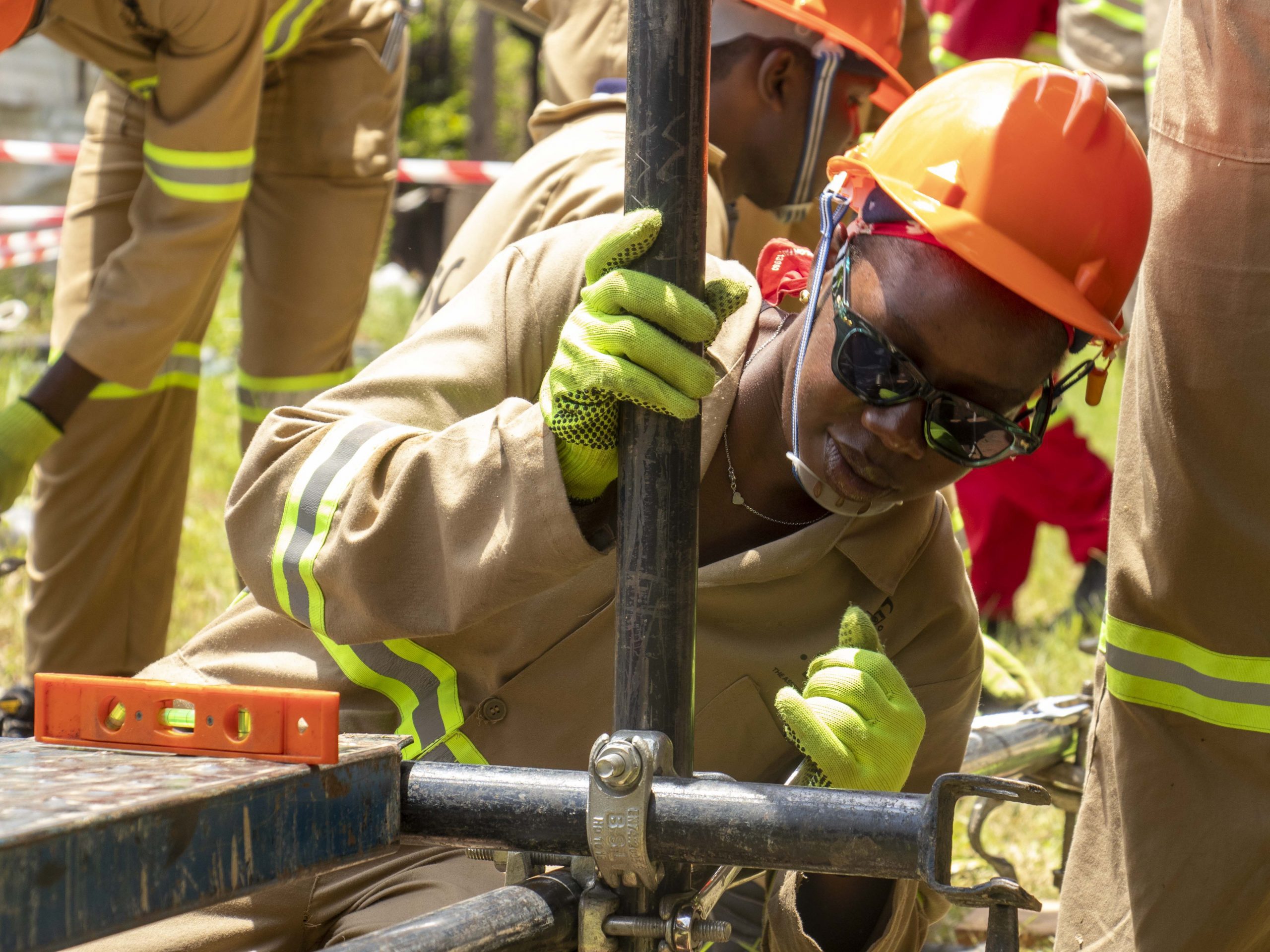 Learners On An ECITB Certified Course In Uganda