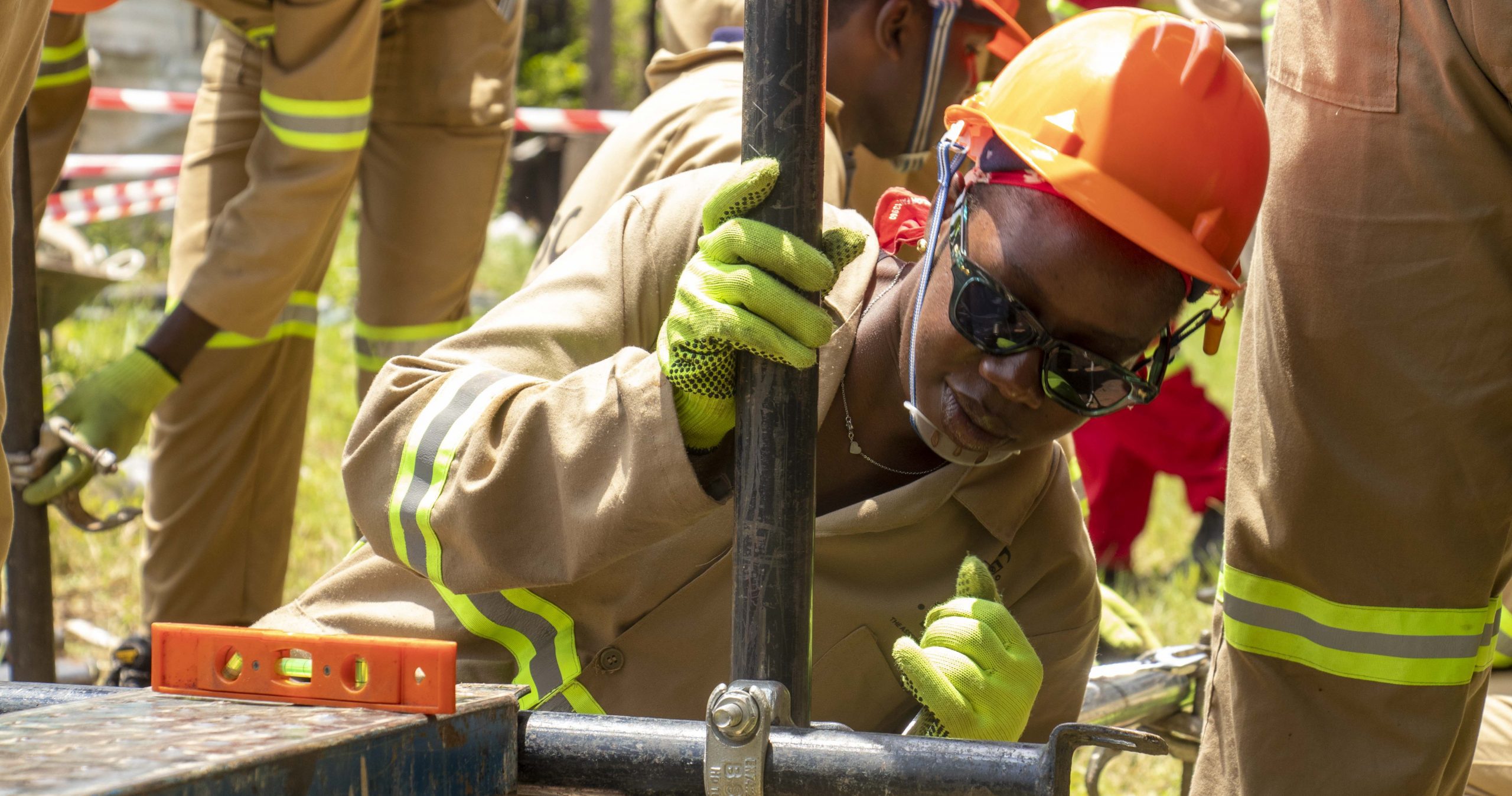 Learners On An ECITB Certified Course In Uganda