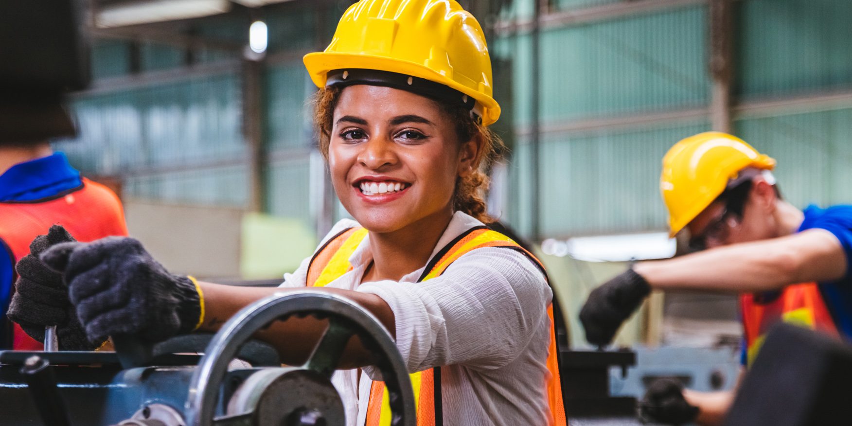 Woman engineer in workshop