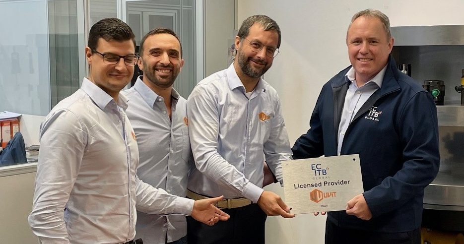 UVIT Receiving Its Plaque As An ECITB Global Training Provider