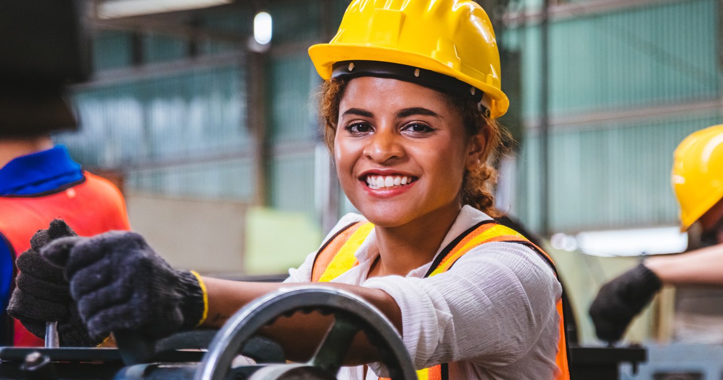 Woman engineer in workshop