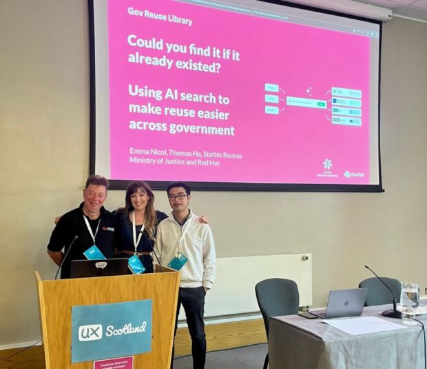 A group of designers at the UX Scotland conference, June 2026