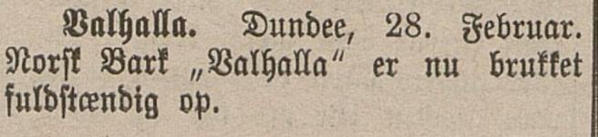Text in Norwegian (translated in caption) in Black Letter Gothic typeface from contemporary newspaper
