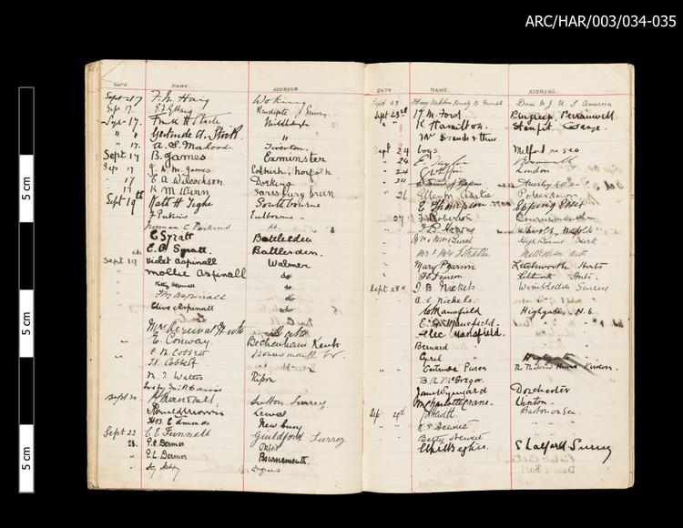 Image of Hart Museum Visitor Books