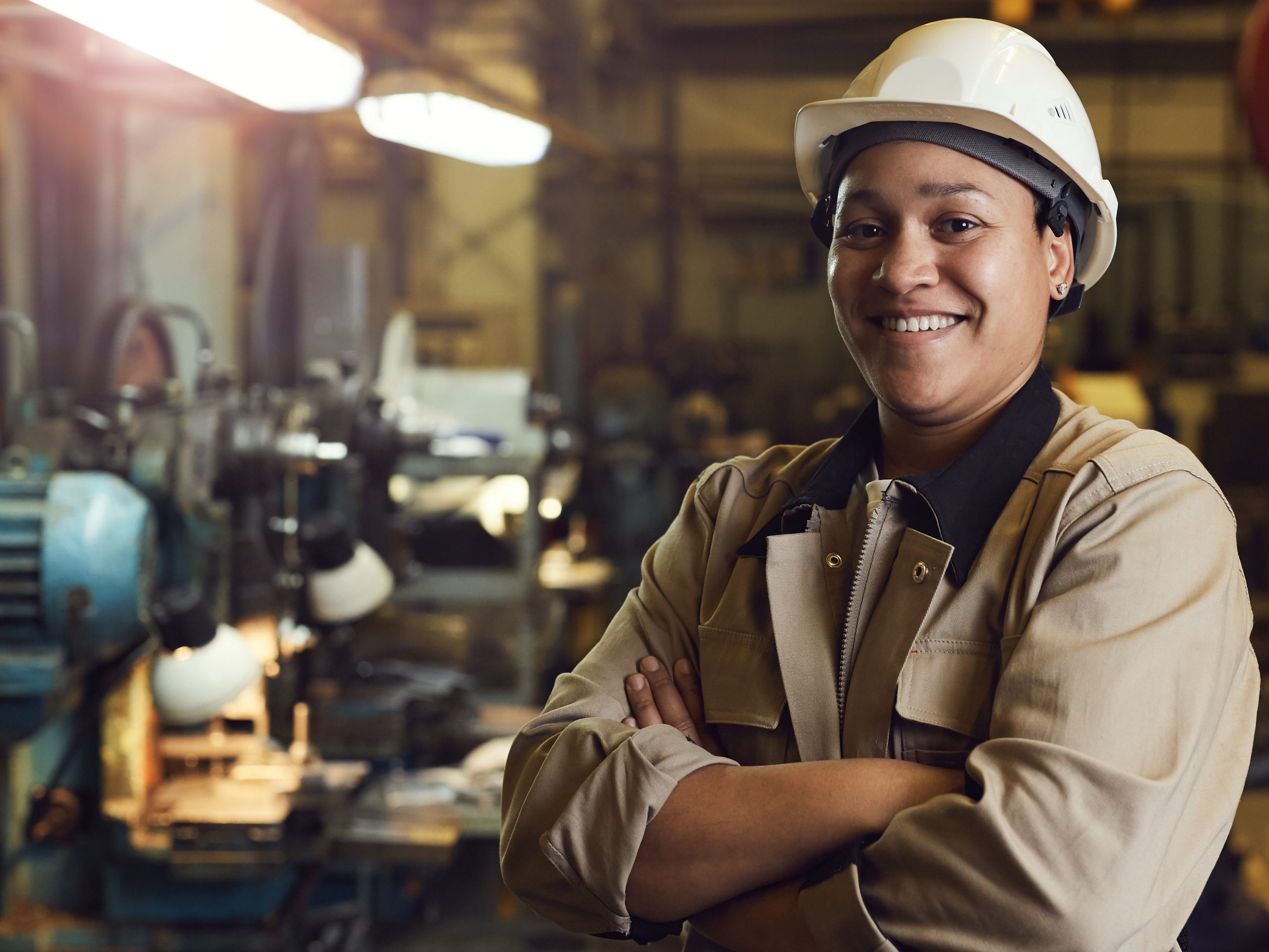 Confident Female Engineer