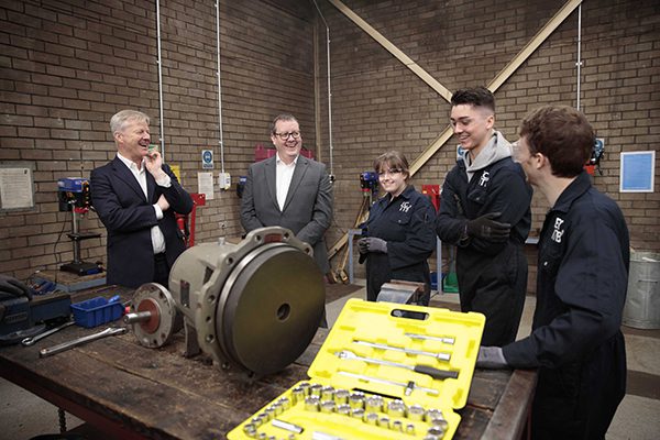 Scotland’s First Net Zero Scholarship Students Share Experiences With ECITB Chief Executive.