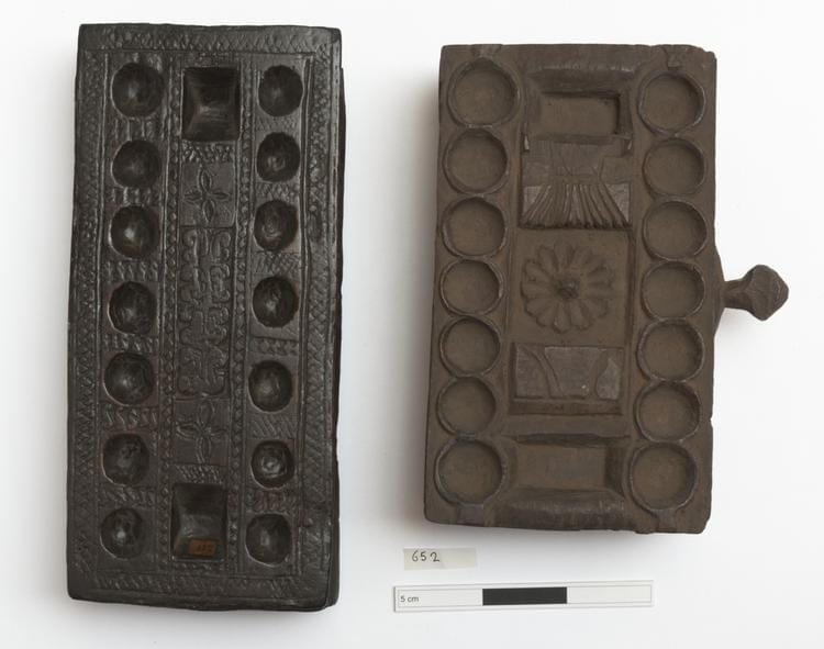 Wooden mancala