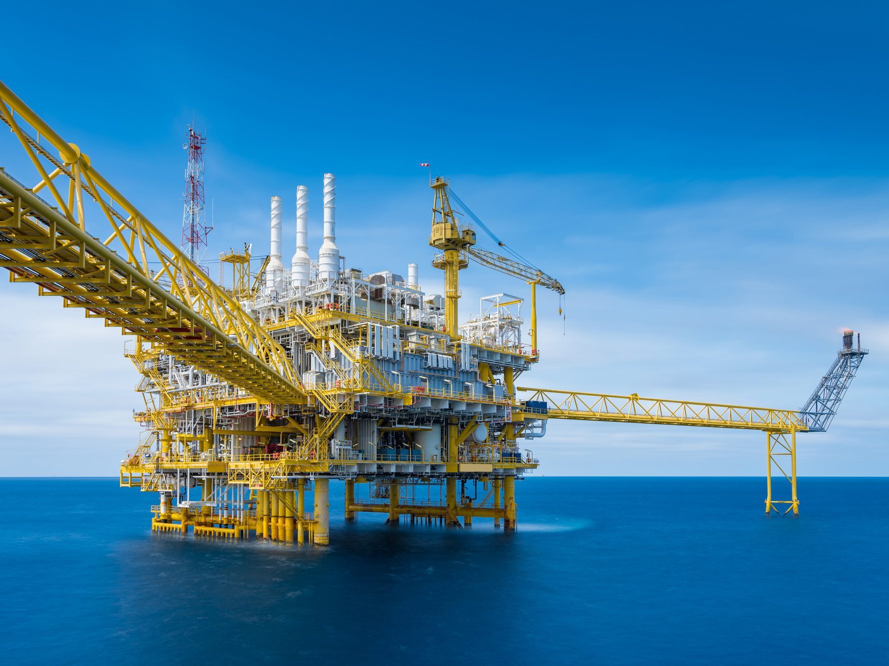 ECITB training helps workers across engineering construction, such as those that operate on oil rigs