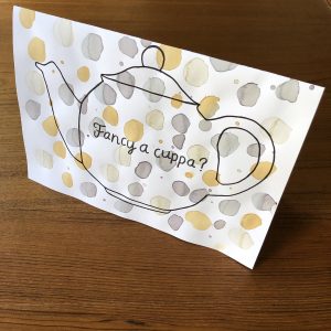 Teapot card