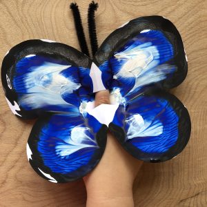 Butterfly finger puppet