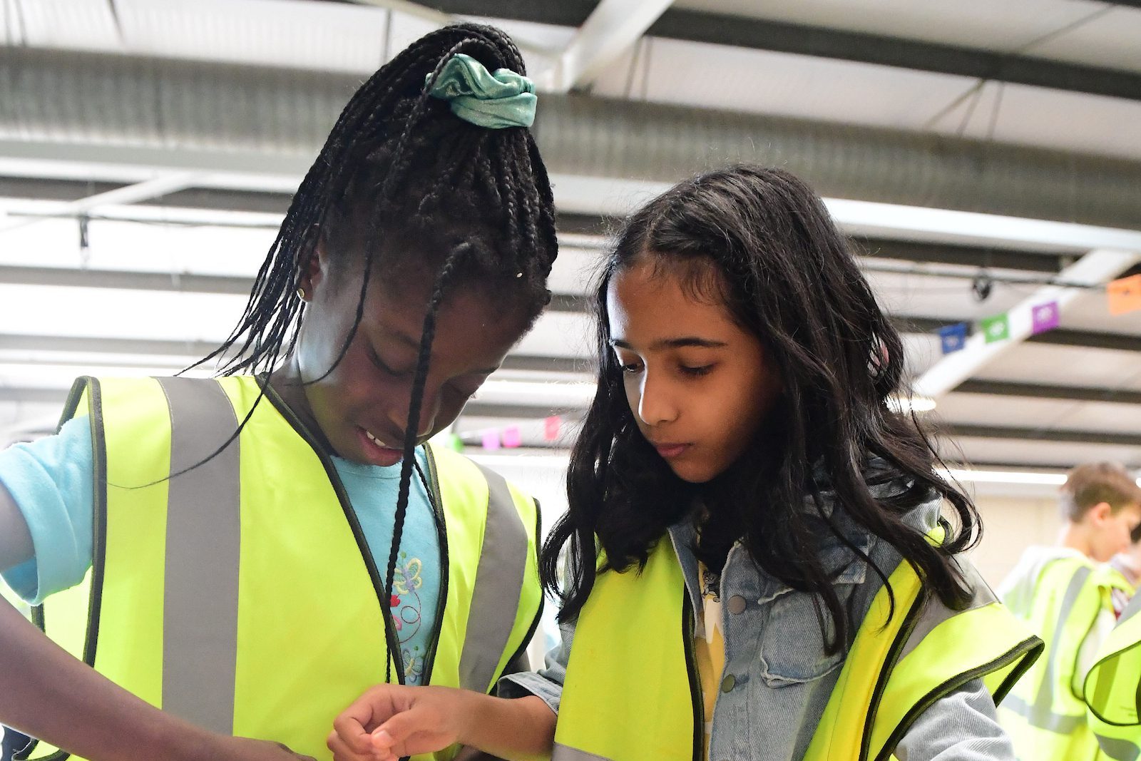 Two Young Girls At CEW Demo 2024
