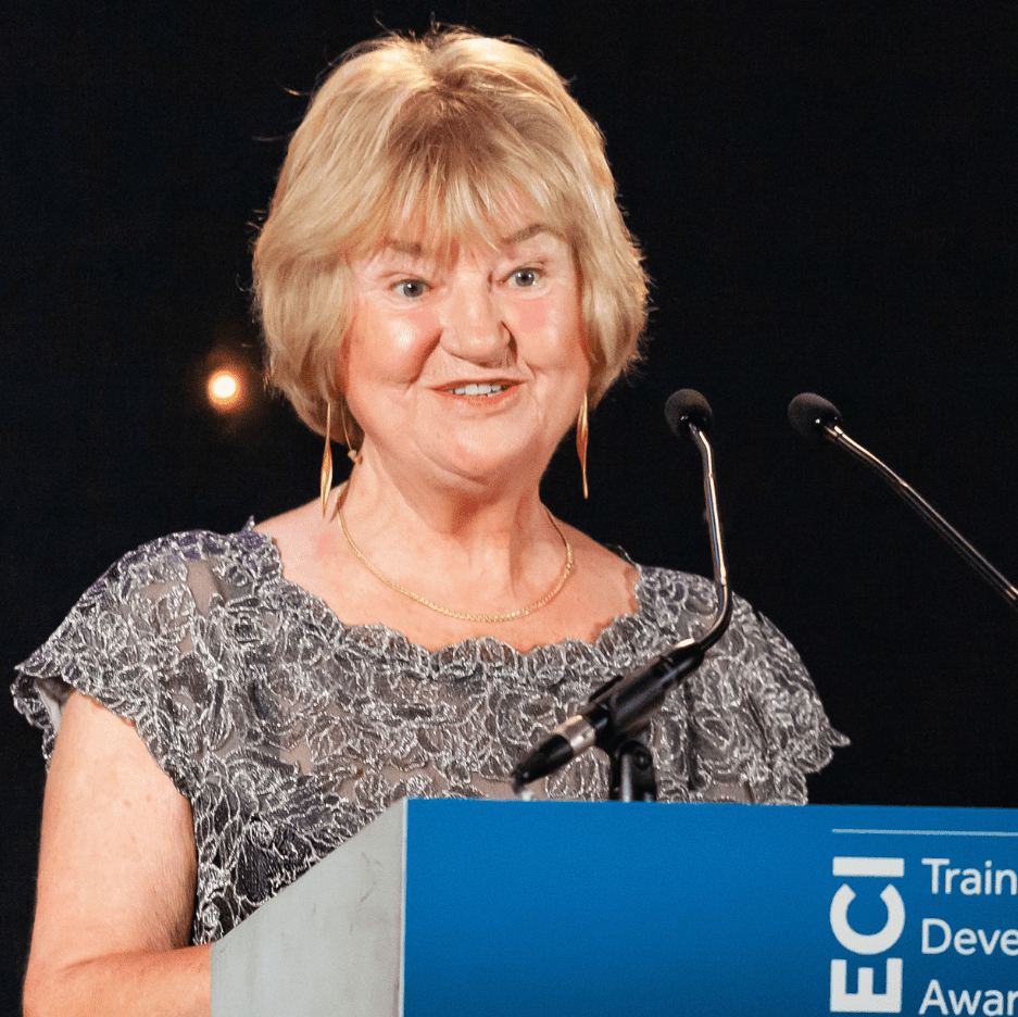 ECITB Chair Lynda Armstrong And Chief Executive Andrew Hockey Speaking At The Event