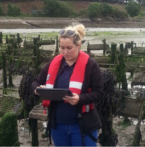 FHI shellfish farm inspection