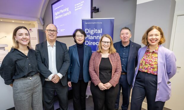 Image of presenters at the event from left to right:
Louise Welham, Innovation Lead, MHCLG
Councillor Adam Hug, Chair of the Local Government Association and Leader of Westminster Council
Wei Yang OBE, CEO, Digital Task Force for Planning
Caroline Crowther, Director Leasehold, Private Rented Sector and Digital, MHCLG
Mick Dunn, Business Development Specialist, Nottingham City Council
Bridget Wilkins, Head of Adoption, Engagement and Innovation, MHCLG.