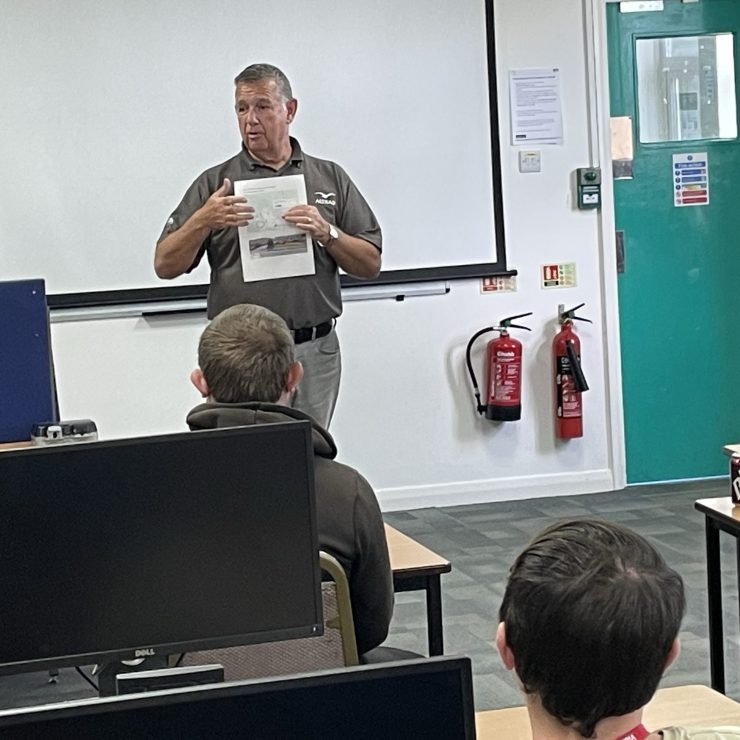Mark Poole Talking To Work Ready Programme Learners In Hampshire