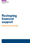 Reshaping financial support: how local authorities can help to support low income households in financial difficulty: executive summary COVER