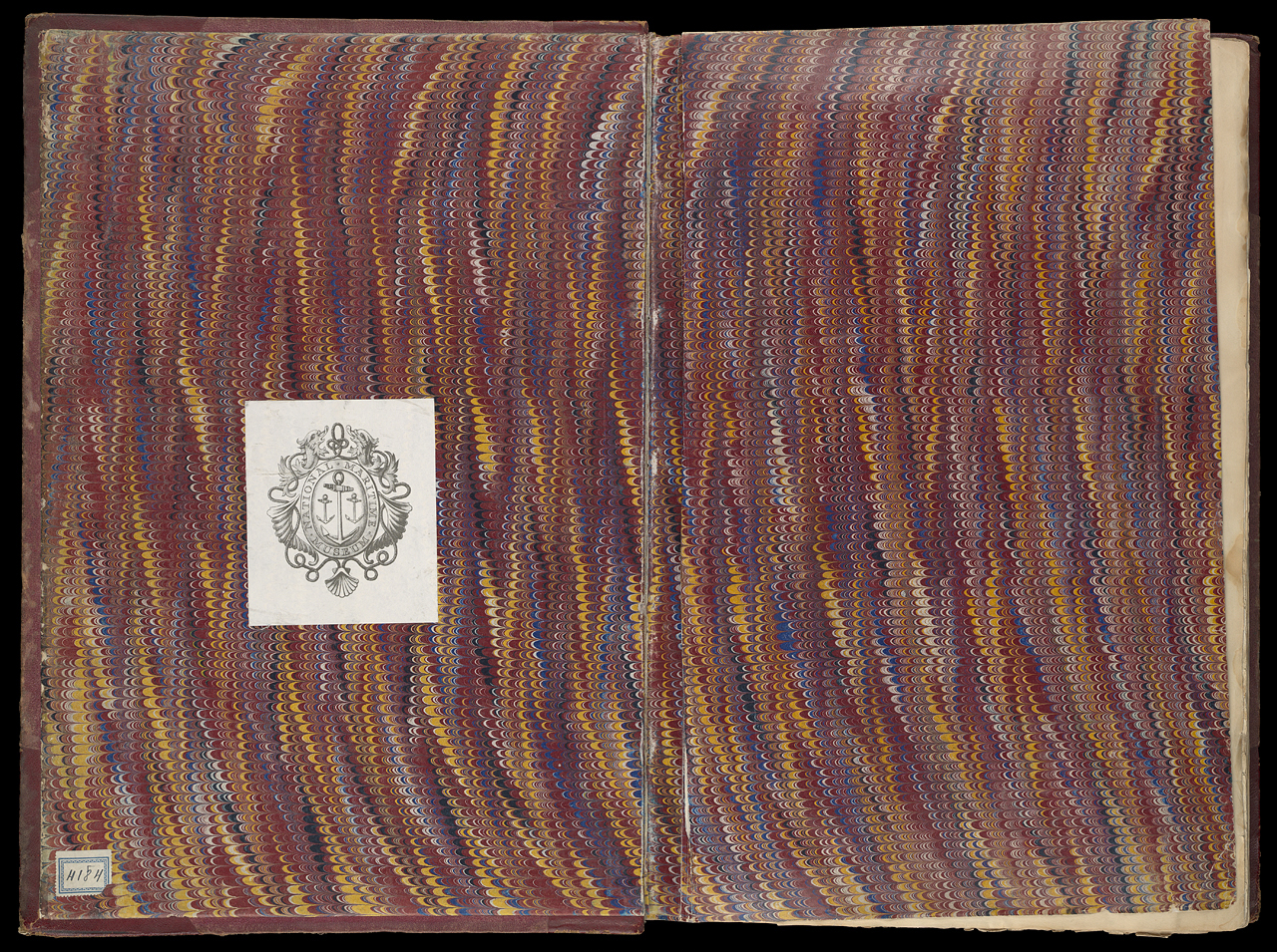 An image showing 'PBC3995; Italian composite atlas-front cover inside &amp; Italian composite atlas'