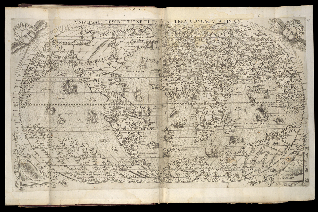 An image showing 'PBC3995(4); Universale descrittione di tutta la terra…'