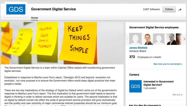 Picture of the @gdsteam LinkedIn profile