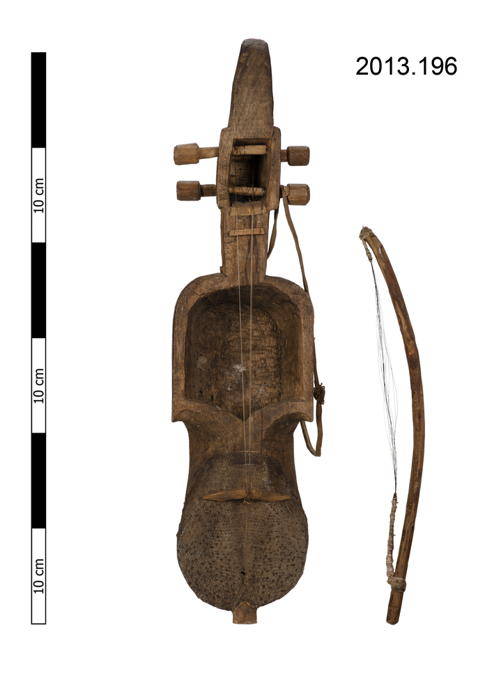 Image of 321.321-71 Necked bowl lutes sounded by bowing with a bow