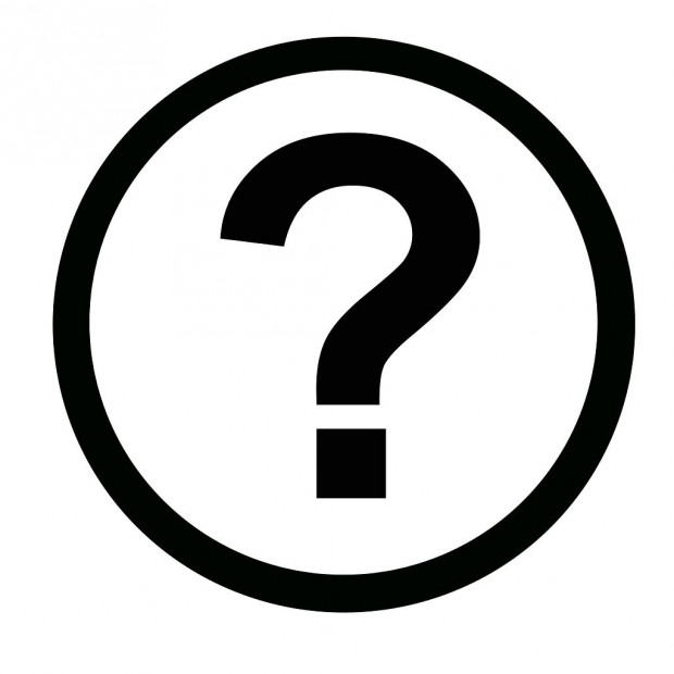 A question mark