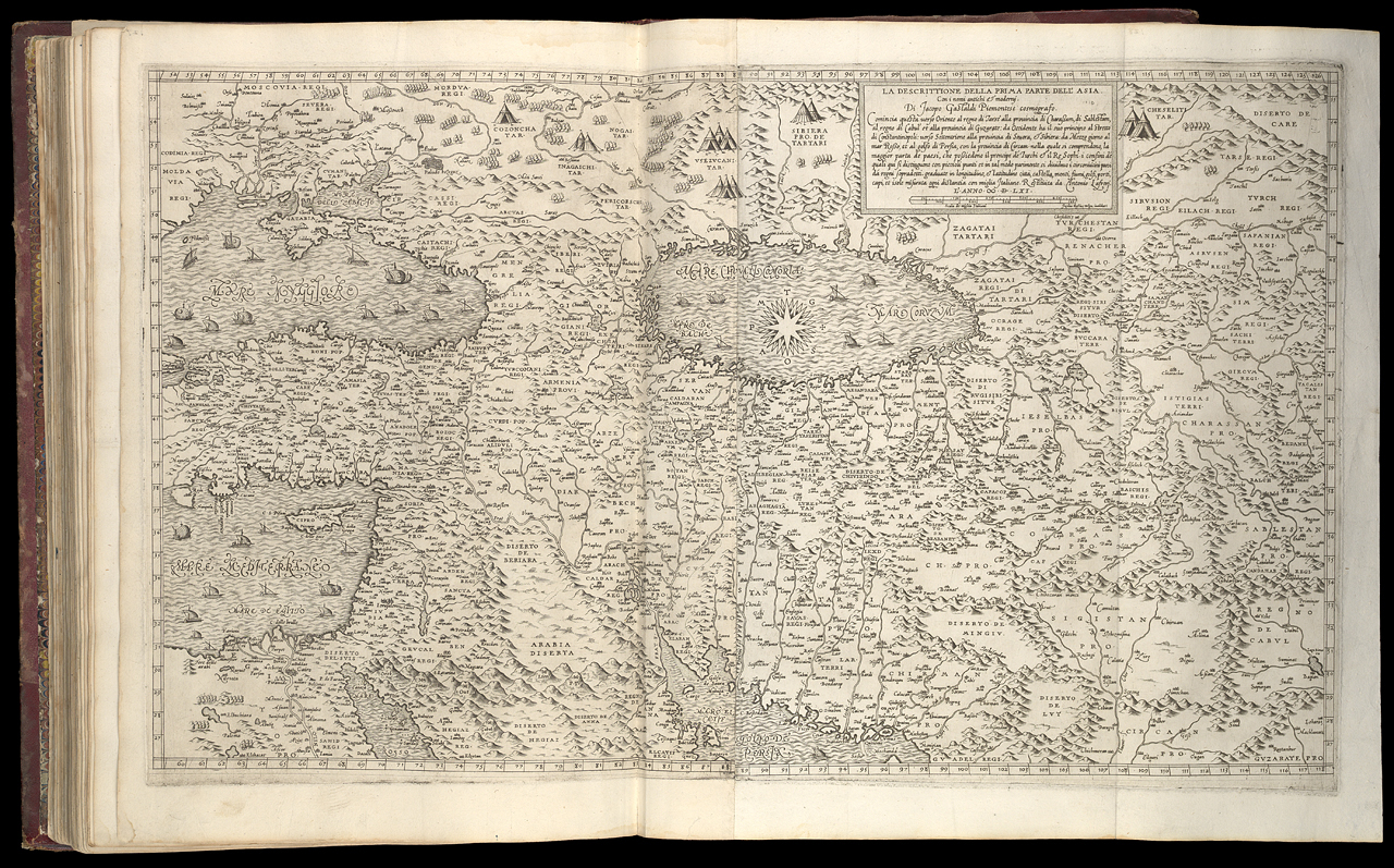 An image showing 'PBC3995(71); La descrittione della prima parte dell'Asia…'
