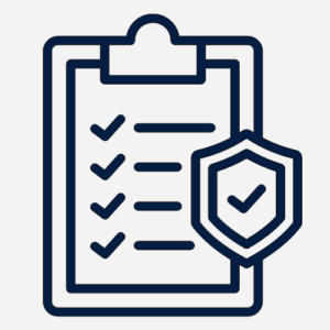 Decorative icon of a clipboard