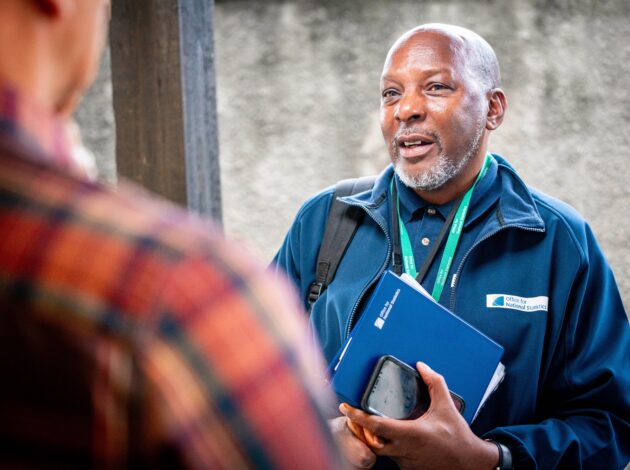 man with clipboard