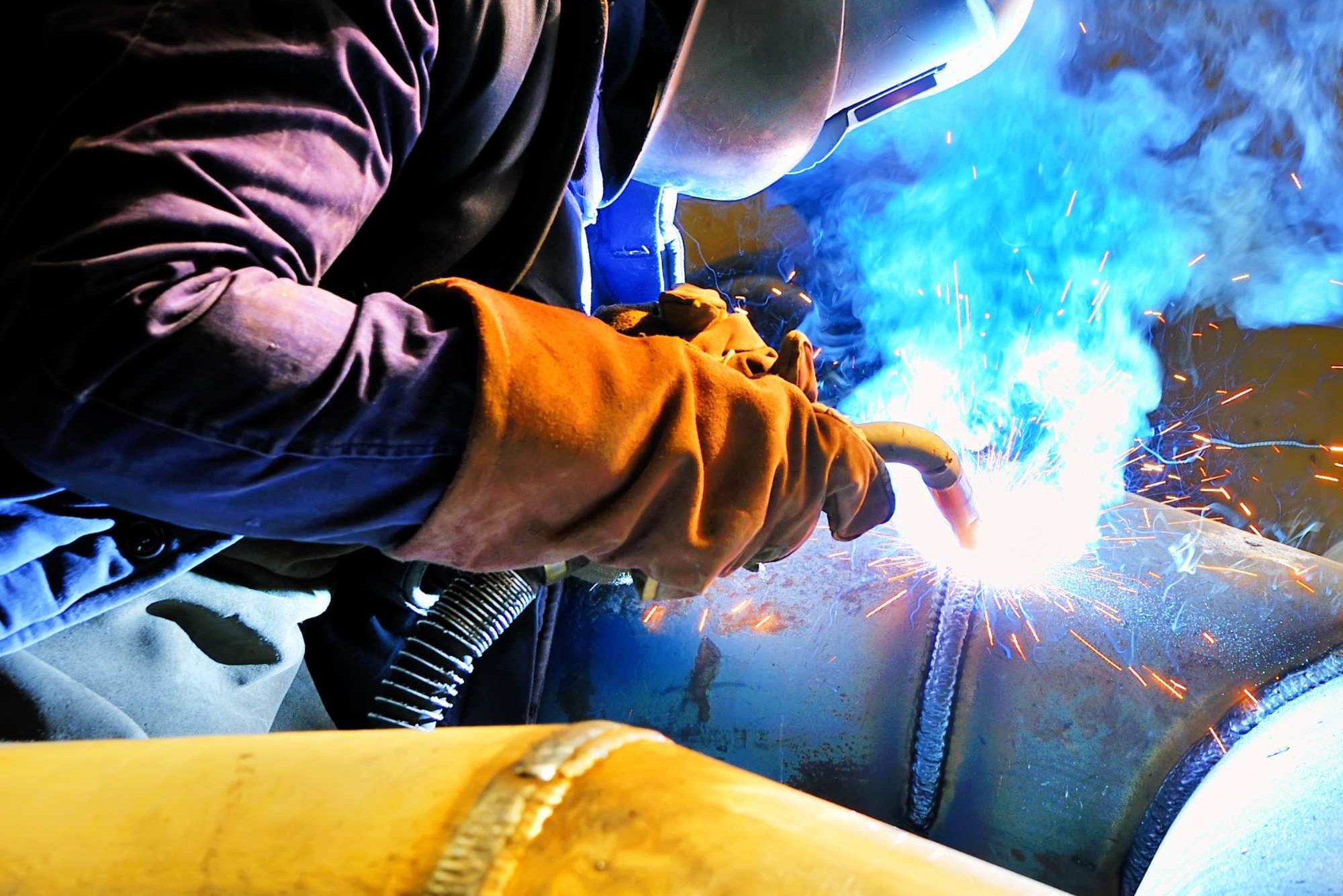 Person Welding Wearing PPE 2