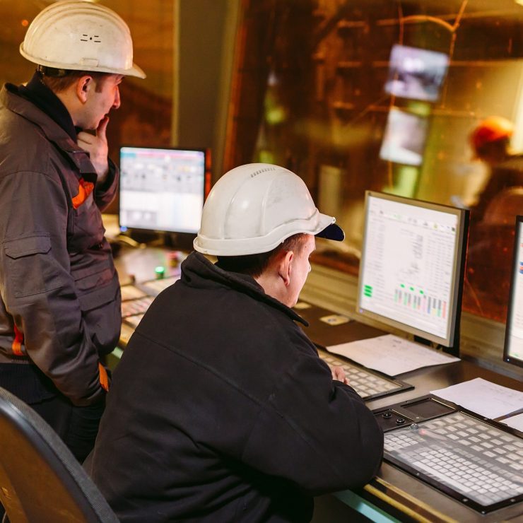 Control panel. Plant for the production of steel. Control Panel. Plant For The Production Of Steel.