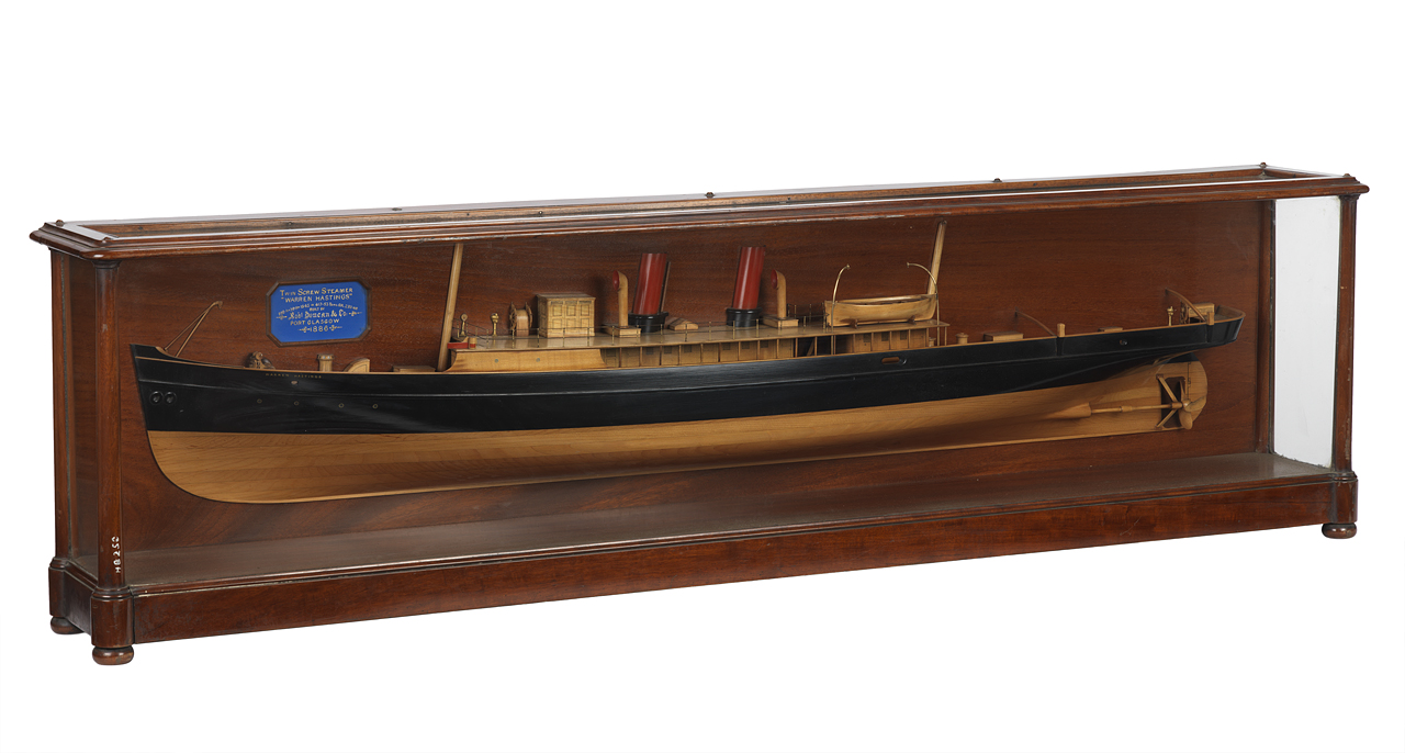 An image showing 'Warren hastings 1886 - bow three quarter'