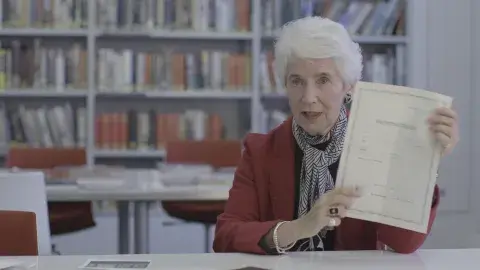 Eva Clarke w/Birth Certificate