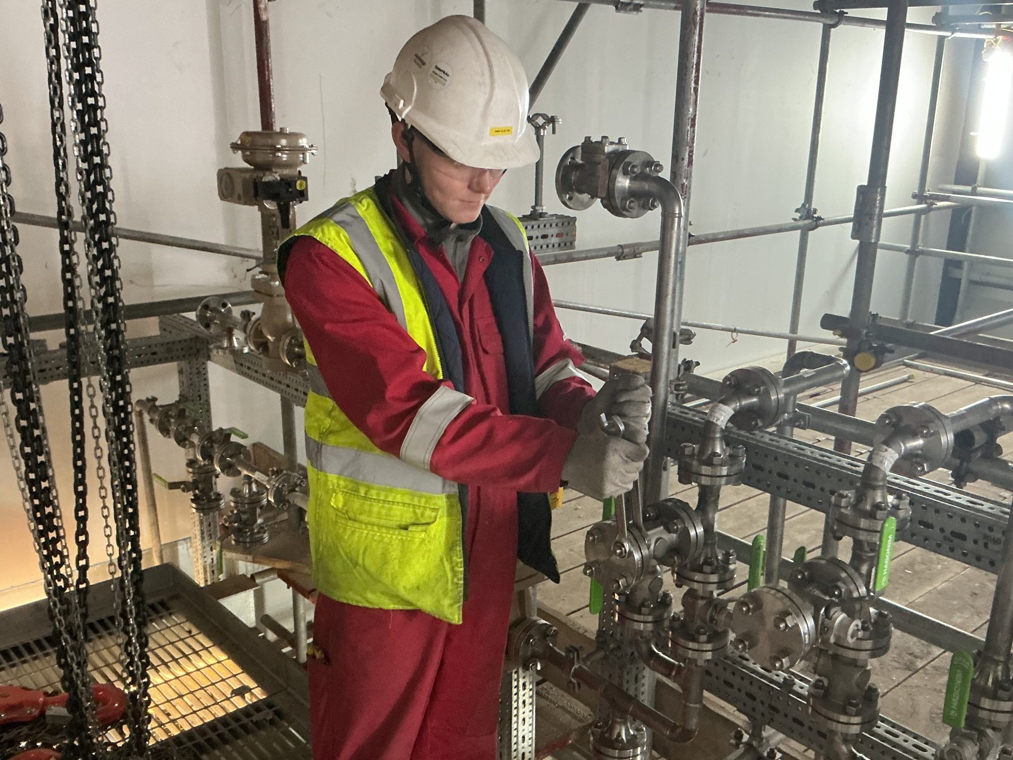 Former ECITB Scholarship Learner Owen Clinton Working At Laker Vent Engineering