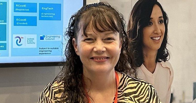 Donna Foubister At The ECITB Stand At Project Controls Expo 2024