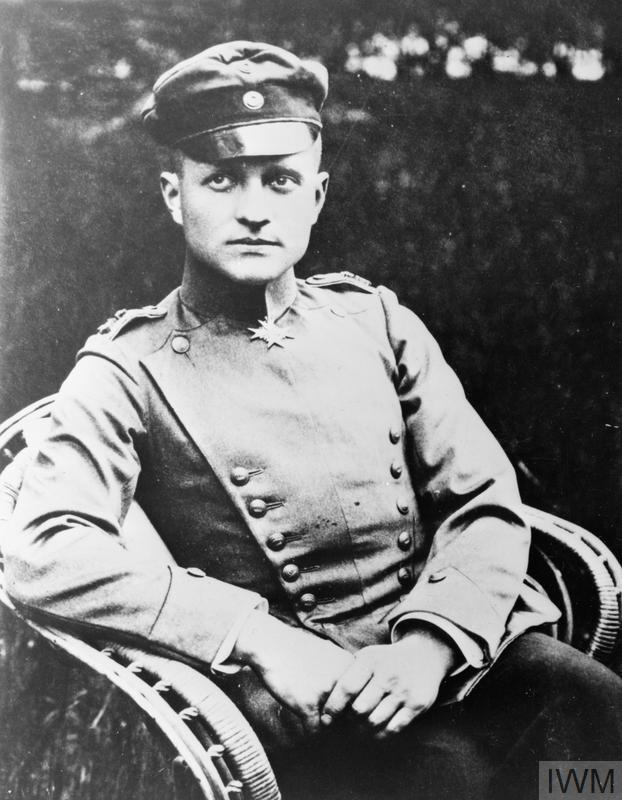 Portrait of "The Red Baron", Manfred von Richthofen 