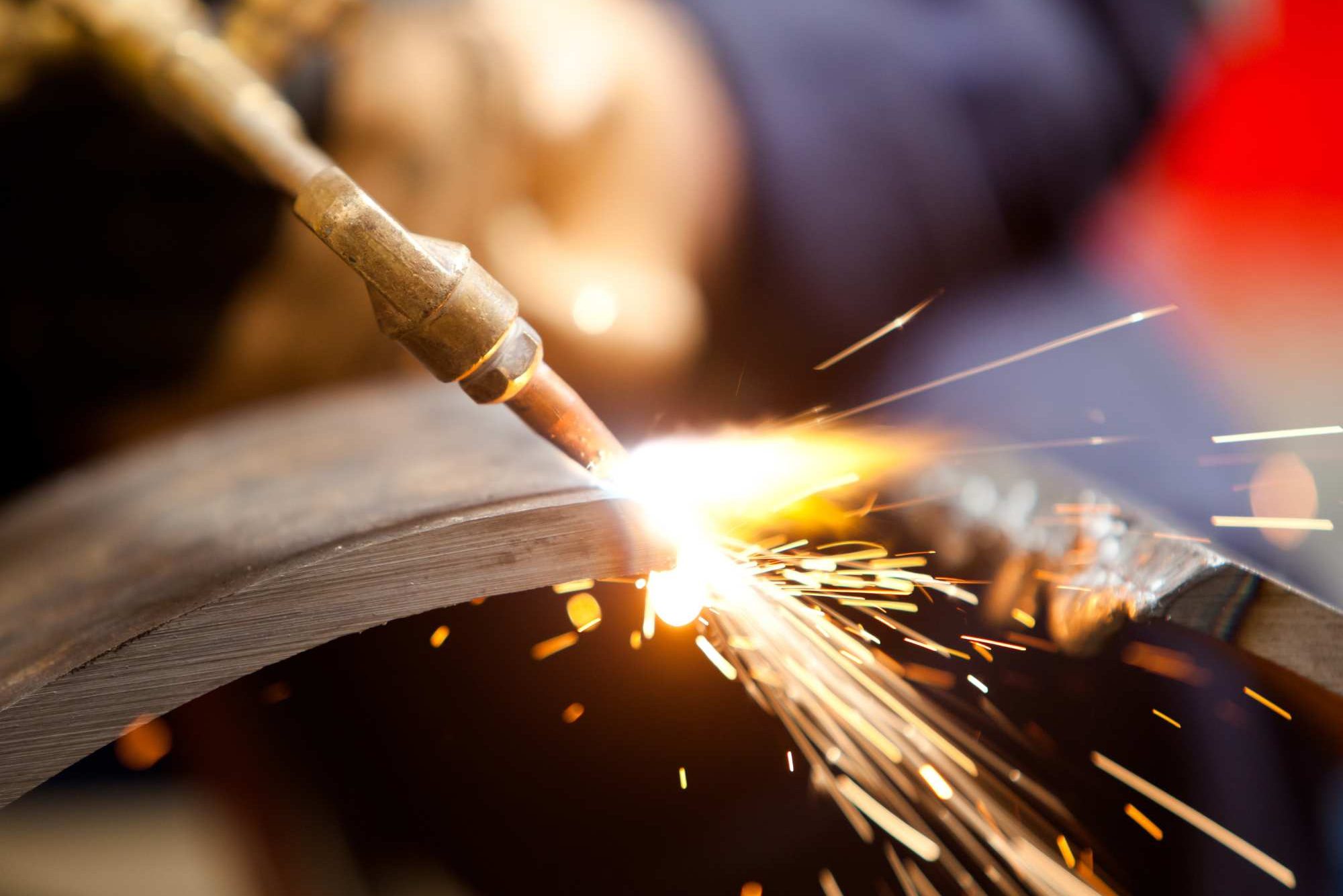 Person Welding Wearing PPE