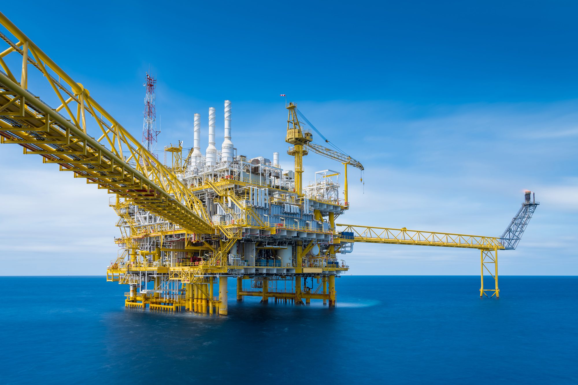 ECITB training helps workers across engineering construction, such as those that operate on oil rigs