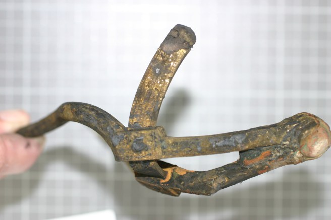 Detail of the markings on the callipers