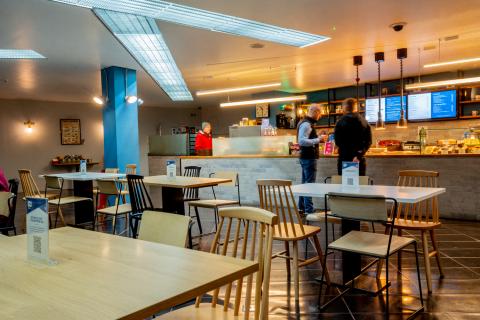 The café at IWM North