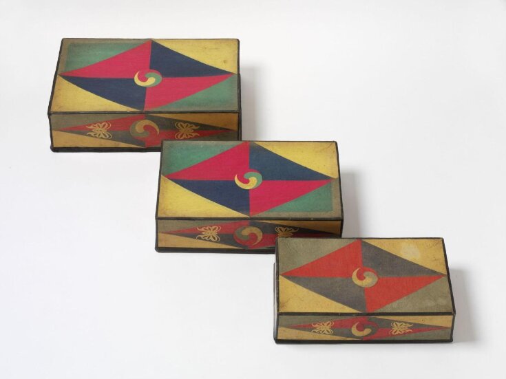 Stackable Sewing Boxes (Jijang Samhap), 지장삼합 top image